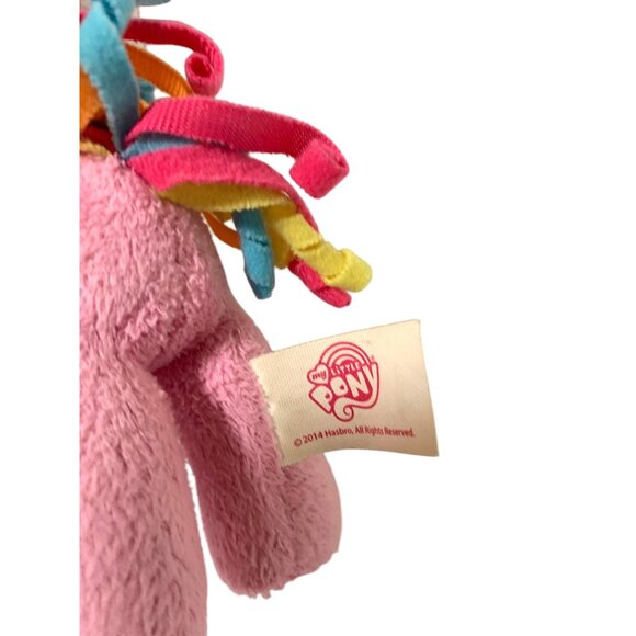 My Little Pony Pink Pinkie Pie Plush with Santa hat Stuffed Animal Doll Toy Ball - Picture 2 of 4